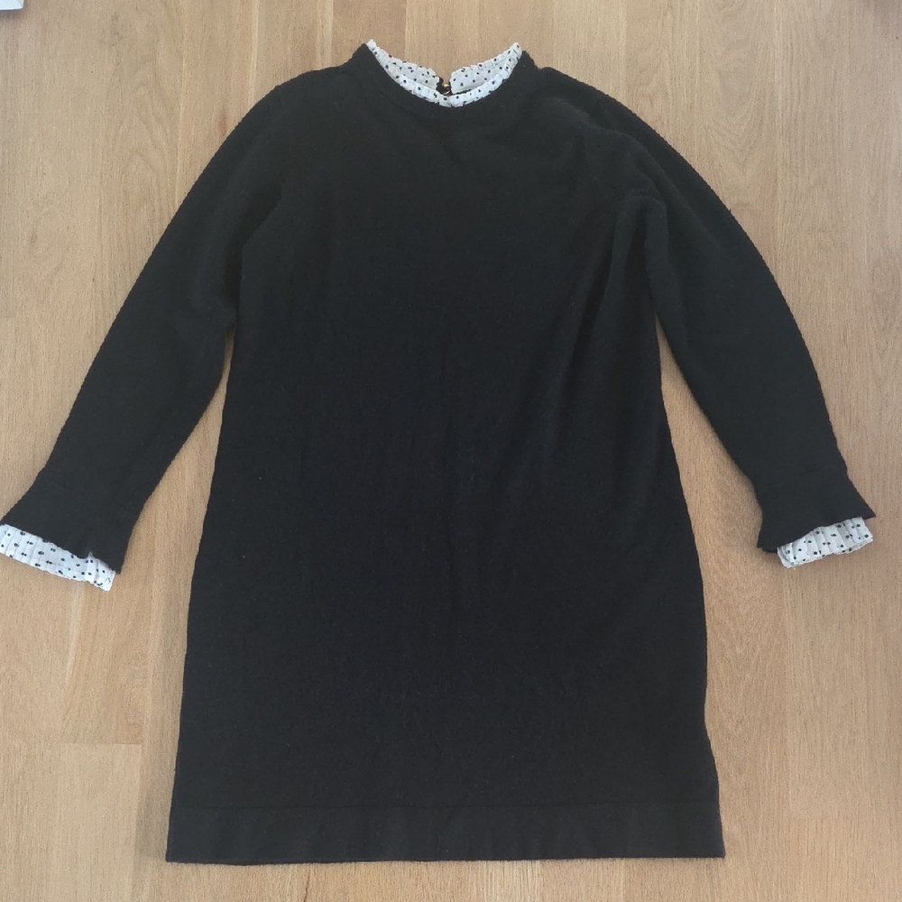 Vince Camuto Black Dress with White Trim